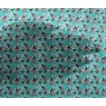 thumbnail image 5 of oneOone Viscose Chiffon Black Fabric Triangle Geometric Sewing Craft Projects Fabric Prints By Yard 42 Inch Wide, 5 of 5