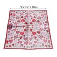 thumbnail image 3 of 20PCS Valentine's Day Heart Print Paper Napkins - for Table Decoration, 3 of 6