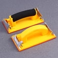 thumbnail image 2 of CIMAXIC Hand Grip Sandpaper Holder Sponge Handle Handheld Sand Paper Frame Grinding Polished Tools For Walls Woodworking Polishing Sanding Tools Abrasive Tools (Yellow),7.48"X3.54"X2.76", 2 of 4