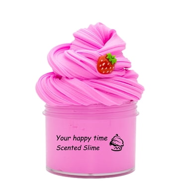Butter Slime Cloud Slime DIY Snow Rice Slime Butter Slime Scented Stretchy Lemon Slime, Super Soft and Non-Sticky, DIY Sludge Toy Fluffy Slime kit for Boys Slime Kits Soft 70ml