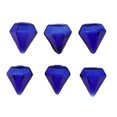 thumbnail image 2 of Esquirla 6 Pcs Clear Glass Bottle Charm Pendant DIY Craft Jewelry Making Blue, 2 of 8
