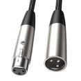 thumbnail image 2 of XLR Microphone Cable XLR Wire Heavy Duty for Amplifier Speaker System Mixer 0.3m, 2 of 3