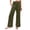 Green#linen drawstring pants womens, variant on Brnmxoke Straight Leg Linen Pants Women Dressy Casual Elastic Waist Beach Palazzo Pant Summer Boho Wide Leg Lounge Travel Vacation Trousers with Pockets Gray,L