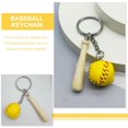 thumbnail image 3 of EIGTHTAIL 2 Pieces Key Ring Backpack Accessories Baseball Equipment Baseballs Wallet Holder Hanging Pendant Keychain, 3 of 6