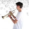 thumbnail image 1 of Hilitand Professional Trumpet Trumpet Correct Pitch Musical Instruments For Trumpet Music Lover Party, 1 of 8