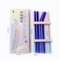 thumbnail image 4 of Straight Bend Glass Straws Set Lightweight Smooth Edge Straws for Tea Coffee Shop Dorm Homes, 4 of 5