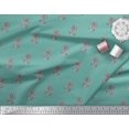 thumbnail image 3 of Soimoi Rayon Fabric Floral Block Printed Fabric 1 Yard 56 Inch Wide, 3 of 3