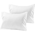 thumbnail image 1 of Cotton Metrics Travel Pillowcase Set of 2 Toddler Pillowcase Zipper Closure 800 Thread Count 100% Organic Cotton Pack of 2 Travel Size Pillow Cases Pillow Covers, 1 of 7