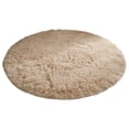 thumbnail image 3 of Round Faux Fur Area Rug (100cm) - Plush Bedroom Floor Mat, Accent Carpet for Yoga & Chair, 3 of 7