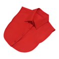 thumbnail image 2 of Maoww Femmes Conception Simple Couleur Unie Faux Col Filles Formelle Fausse Demi-Chemise Décoratif Revers Amovible Accessoire Point Rouge, 2 of 8