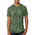 thumbnail image 1 of Halloween Wood Elf Scale Mail Armor Costume All Over Mens T Shirt, 1 of 2