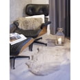 thumbnail image 2 of H-Luxe 2'X3' Gordon Faux Sheepskin Rug, 2 of 3