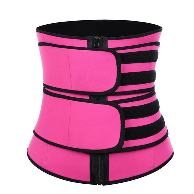 Corset Gainant pour Femmes, Ceinture de Contrôle du Ventre, Rose Rouge, m