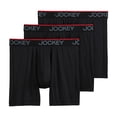 thumbnail image 1 of Jockey Men's Chafe Proof Pouch Microfiber 6" Boxer Brief - 3 Pack, 1 of 10