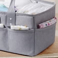 thumbnail image 4 of Sunveno Large Polyester Nursery Portable Diaper Caddy Organizer for Changing Station, 4 of 11