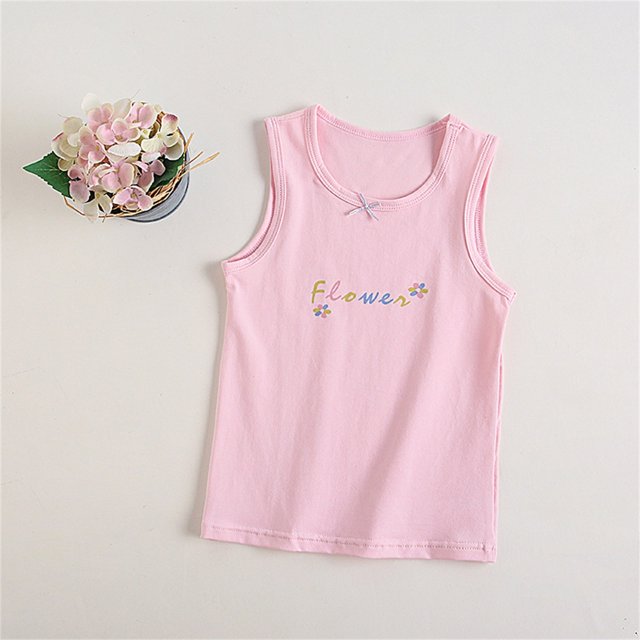 Soki 3-11Y Girls Camisole Undershirt Racerback Tank Top Cotton Sleeveless Bottoms Tops