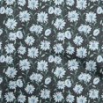 thumbnail image 1 of oneOone Rayon Teal Green Fabric Floral Retro Craft Projects Decor Fabric Printed By The Yard 56 Inch Wide, 1 of 5