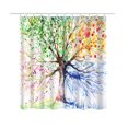 thumbnail image 1 of Agiferg Printed Shower Curtain Polyester Waterproof And Mildew-proof Bathroom Waterproof And Mildew-proof Partition Curtain 150X180CM, 1 of 2