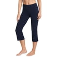 thumbnail image 1 of Jockey Women's Cotton Stretch Slim Flare Capri, 1 of 3