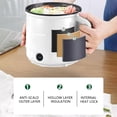 thumbnail image 4 of Dvkptbk Hot Pot Electric, 1.7 Liter Electric Wok with Steam Compartment, 2 Speed Heat Setting, Dorm/Office/Travel Mini Hot Pot Multifunctional Frying Pan Electric Pot Home Essentials, 4 of 9