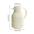 thumbnail image 2 of TIMIFIS A Kettle Home Large Capacity Hot Kettle Office Portable Glass Insulated Pot Teapot Open Water Bottle Kitchen Gadgets Kitchen Gadgets, 2 of 4