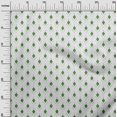 thumbnail image 3 of oneOone Viscose Chiffon Green Fabric Asian Ikat Craft Projects Decor Fabric Printed by The Yard 42 Inch Wide, 3 of 4