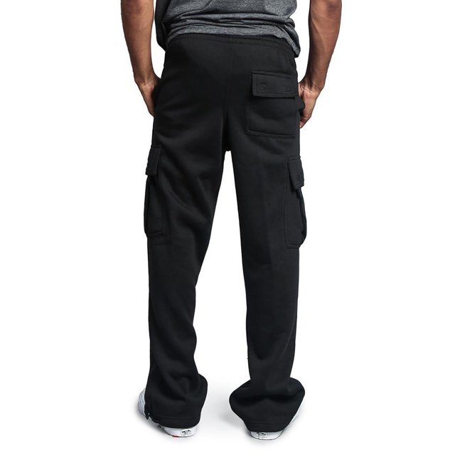RKSTN Cargo Pantalon pour Hommes à Multiples Poches, Réfléchissant, Jambe Droite, Salopette de Sport Décontractée, Pantalon Léger à Cordon de Serrage pour la Randonnée en Plein Air
