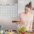thumbnail image 4 of Dvkptbk PVCWhiteboard wall sticker Autocollant Mural Calendrier Tableau Blanc à Séchage Rapide Magnétique avec Colle Intégrée, Auto-Discipline, Enregistrement, Gestion des Horaires, Tableau Polyvalent, 4 of 6