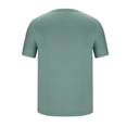 thumbnail image 3 of Chandails à Col Rond Coupe Classique pour Hommes, Coupe Décontractée, T-Shirts d'Entraînement d'Été, Hauts de Sport Décontractés d'Été, 3 of 6