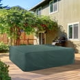 thumbnail image 2 of Outsunny Grande Housse pour Ensemble de Mobilier de Jardin, Housse de Patio, Vert, 2 of 9