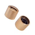 thumbnail image 4 of Tachiuwa Practical 4x Iron Guitars Bass Cylinder Control Knobs Golden Luthier Tools, 4 of 9
