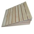 thumbnail image 1 of Solid Wood Scooter Truck Ramp Anti-Slip Threshold Ramp Pad Home Steps Curbs Threshold Pad Supply For Doorways And Driveways, 1 of 7