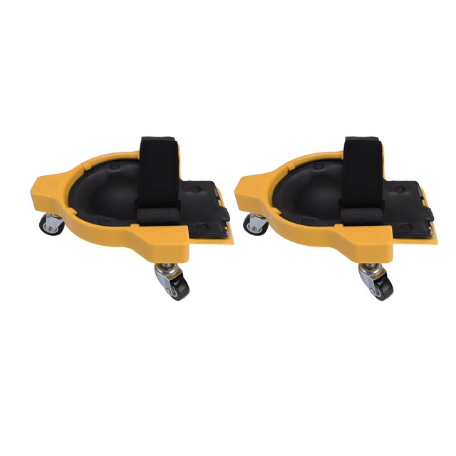 Knee Pads with Casters 360 Turn Rolling for Tile Installation Masonry - Premium ABS Material