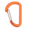 thumbnail image 2 of S SERENABLE Mini Aluminum Alloy Carabiner Outdoor , Lightweight Portable Backpack Buckle Sandblasted orange, 2 of 7