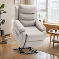 thumbnail image 1 of YSICK Small Power Lift Recliner Chair for Elderly with Remote Control Linen for Living Room,Beige, 1 of 7