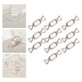thumbnail image 3 of relayinert Candy Shaped Mini Necklace Organizer Earrings Necklace Storage Transparent 10 Pcs 1Set, 3 of 6