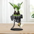 thumbnail image 4 of Plant Pot Garden Planter Container Flower Succulent Pot Rockery with Dish, 4 of 9
