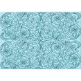 thumbnail image 1 of Ahgly Tapis Rectangulaire Lavable en Machine Intérieur Transitionnel Bleu Lierre, 2 Pieds x 5 Pieds, 1 of 7