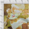 thumbnail image 2 of oneOone Polyester Spandex Lime Green Fabric Floral Sewing Material Print Fabric By The Yard 56 Inch Wide, 2 of 4
