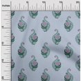 thumbnail image 1 of oneOone Viscose Chiffon Fabric Leaves & Floral Block Print Fabric By Yard 42 Inch Wide, 1 of 4