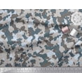 thumbnail image 2 of Soimoi Poly Georgette Fabric Two Tone With Grey Camouflage Print Fabric by Yard 52 Inch Wide, 2 of 3