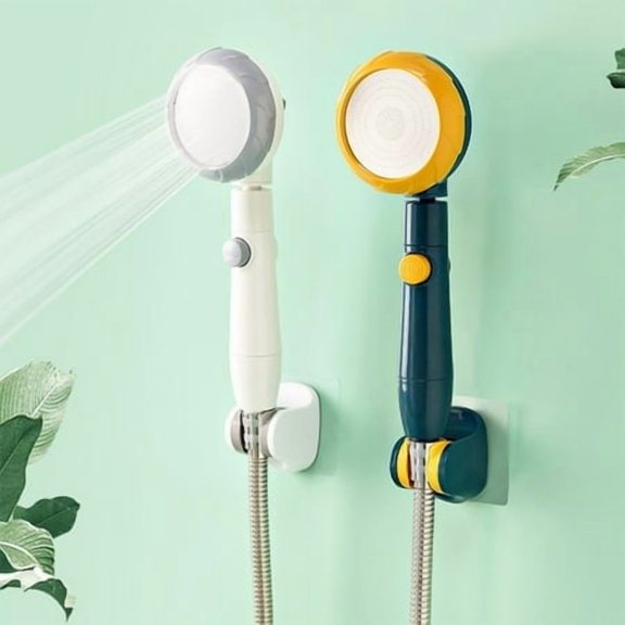 Pomme de Douche Pressurisée 3 Modèles Domestique Pomme de Douche Réglable Domestique Dortoir Salle de Bain Pulvérisateur de Bain à Main Pièces de Bain Bleu Jaune