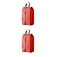 thumbnail image 2 of Becaristey Pochettes à Chaussures Adaptées au Voyage Solution de Rangement de Chaussures Pratique et Polyvalente Rouge TG 2 Ensembles, 2 of 6