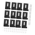 thumbnail image 2 of jifeng 12Pcs Metal Mirror Clips with Screws for Frameless Mirror Billboard Displays, 2 of 9