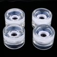 thumbnail image 3 of jinwen 4 Pcs Roues Lumineuses de 70 mm pour Planche à Roulettes Longboard Luisent la Nuit 78A Blanc, 3 of 9