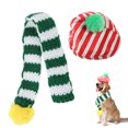 thumbnail image 4 of Pet Scarf Kit, Skin Friendly Easy To Wear Adorable Easy To Clean Dog Hat And Scarf Set  For Christmas For Small Medium Large Dogs For Pet For Cat Dog, 4 of 8