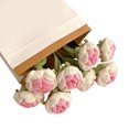 thumbnail image 2 of KITTEHIGM Handwoven Eternal Flower Gradual Rose Imitation Flower Woolen Thread Hooked Finished Flower Bundle As A Girlfriend And Girlfriend Todays Deals In #60, 2 of 3