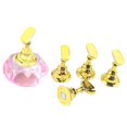 thumbnail image 1 of CNKOO 6pcs Nail Tips Stand Holder Alloy Nail Art Rhinestone Display Tip Holder Salon DIY Practice Manicure Tool  Colorful, 1 of 6