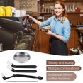 thumbnail image 3 of 5Pcs Coffee Machine Brush with Spoon Coffee Grinder Brush Coffee Machine Group Head Cleaning Metal Blind Bowl, 3 of 7