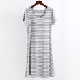 thumbnail image 4 of KOKOPARK Chemises de Nuit en Coton pour Femmes Robe de Nuit de Fête Robe de Nuit Douce Surdimensionnée 100 % Coton Robes de Retour à la Maison 2025 Gris, 4 of 7